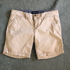 American Eagle Outfitters khaki shorts